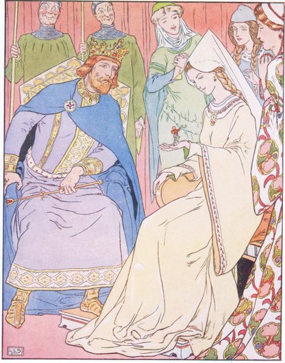 The Queen was Delighted with the Little Boy by Leonard Leslie Brooke